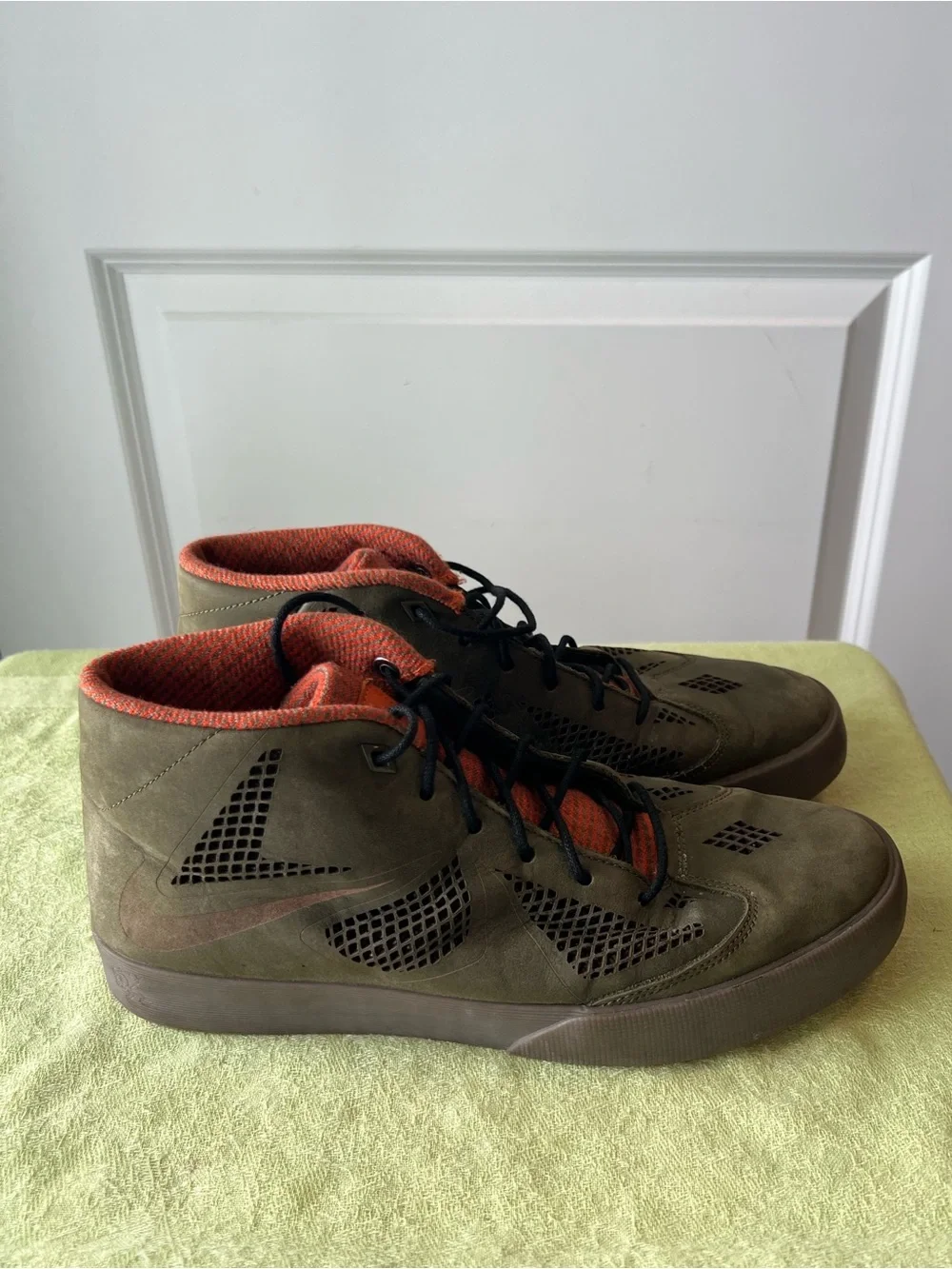 Nike LeBron X NSW Lifestyle Dark Loden. Olive Green. Size 10